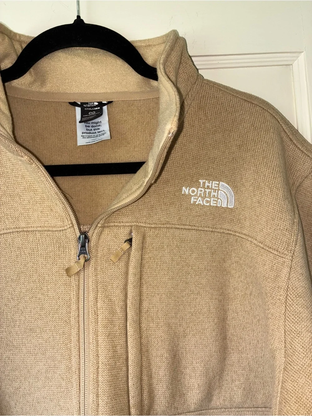 The North Face Quarter-Zip L Gordon Lyons Knit Pullover Men’s Khakistone